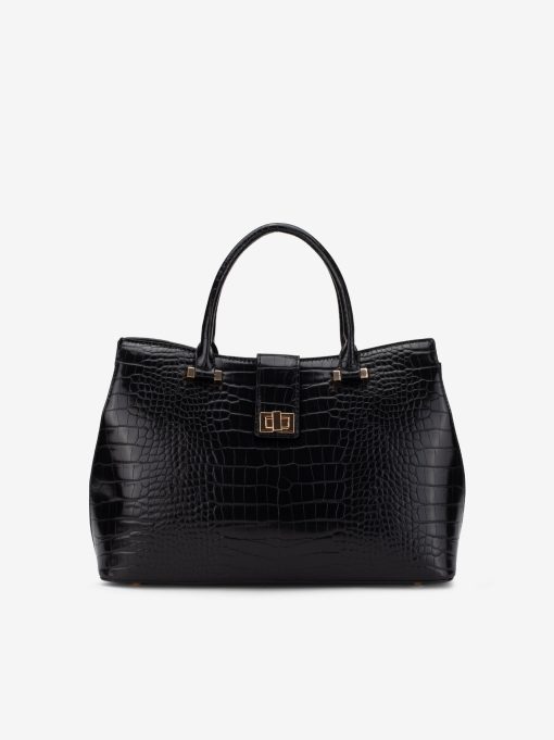 MALA TOTE EM NAPA ESTAMPADA