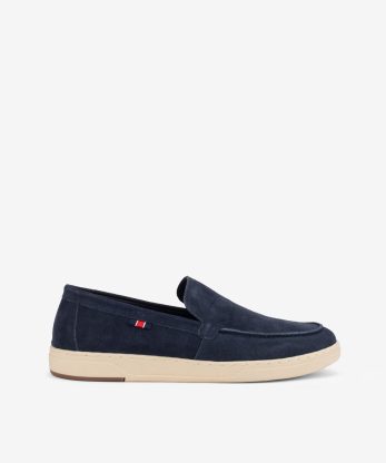 SAPATO LOAFER EM CROUTE CAMURÇA