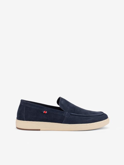 SAPATO LOAFER EM CROUTE CAMURÇA