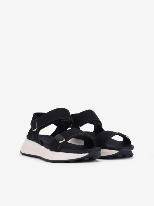 SANDÁLIA DESPORTIVA COMBINADA COM TIRAS DE VELCRO EM SOLA PLATAFORMA - Image 4