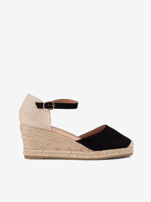 VALENCIAN STYLE COMBINED ROPE WEDGE SANDAL WITH BUCKLE