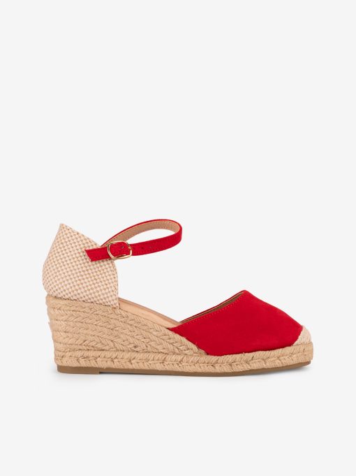 VALENCIAN STYLE COMBINED ROPE WEDGE SANDAL WITH BUCKLE - Image 3