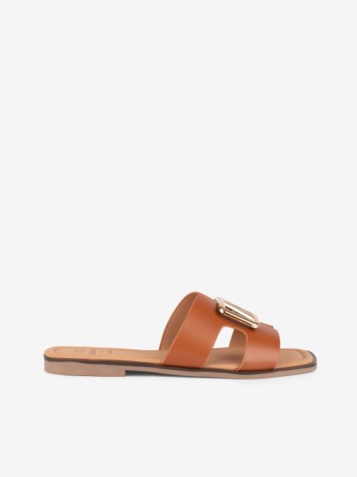 CHINELO RASO COM APLICAÇÃO METÁLICA