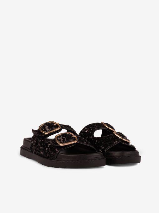 SANDÁLIA ESTILO MULE COM LANTEJOULAS EM PALMILHA ANATÓMICA - Image 2