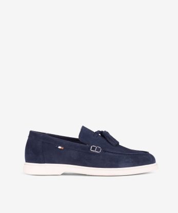 SAPATO LOAFER EM CROUTE CAMURÇA