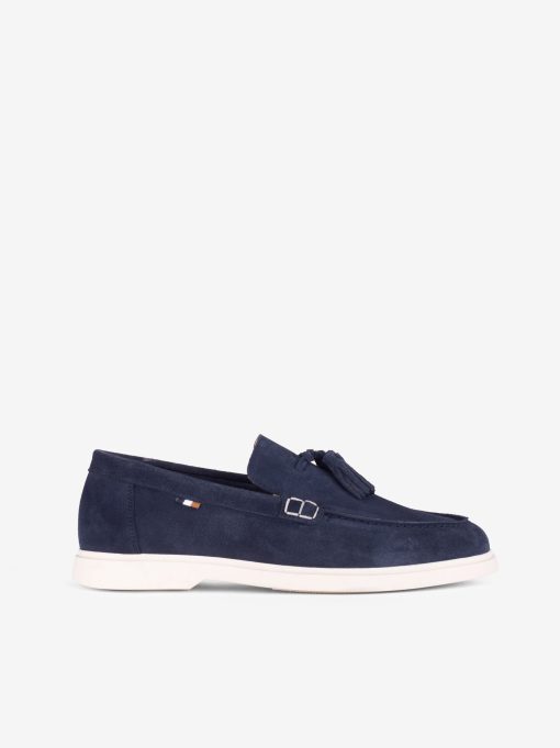 SAPATO LOAFER EM CROUTE CAMURÇA