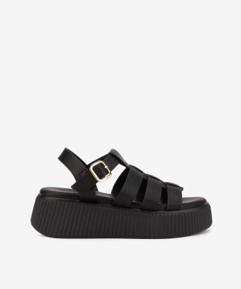 SANDÁLIA ESTILO FISHERMAN DE FIVELA COM SOLA CHUNKY PLATAFORMA