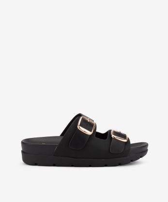 CHINELO DE DUPLA FIVELA COM PALMILHA ANATÓMICA
