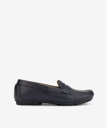 SAPATO MOCASSIN EM PELE COM COSTURAS HANDMADE