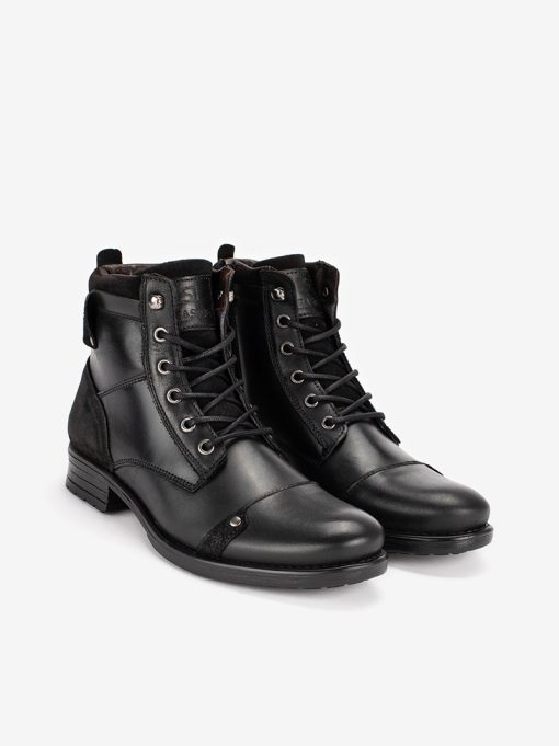BOTA DE ATACADOR MULTIPEÇA EM PELE COMBINADA COM SOLA DE RASTO - Image 6