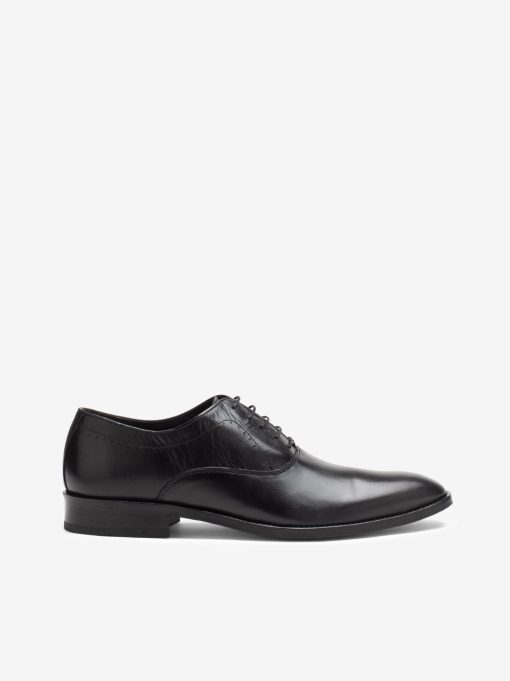 SAPATO OXFORD ESTILO CLÁSSICO EM PELE DE ATACADOR