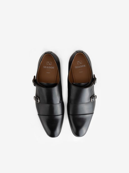 SAPATO MONK DUPLA FIVELA ESTILO CLÁSSICO COM CAP TOE - Image 5