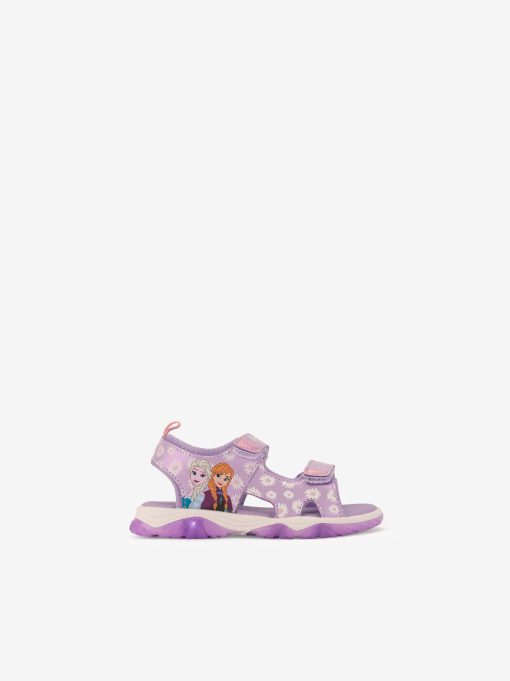 SANDÁLIA ESTAMPADA DE VELCROS EM SOLA COM LUZES LED