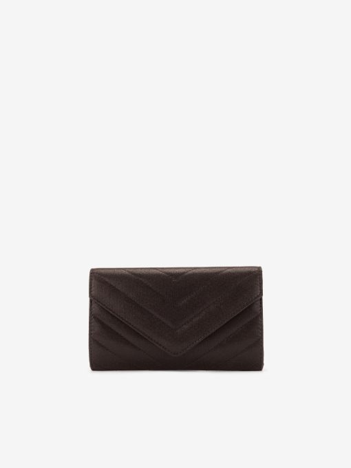MALA CLUTCH DE FESTA ESTILO ENVELOPE ACOLCHOADA COM ALÇA REMOVÍVEL TIRACOLO NO INTERIOR