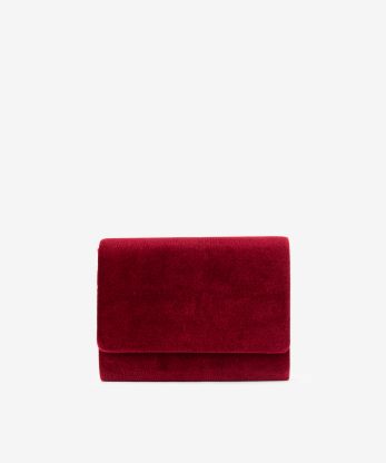 MALA CLUTCH DE FESTA ESTILO ENVELOPE EM VELUDO DECORADA EM CRISTAIS COM ALÇA REMOVÍVEL TIRACOLO NO INTERIOR