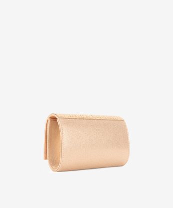 Alternative view of MALA CLUTCH DE FESTA ESTILO ENVELOPE DECORADA EM CRISTAIS COM ALÇA REMOVÍVEL TIRACOLO NO INTERIOR