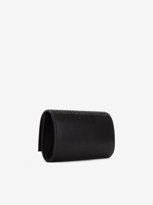 MALA CLUTCH DE FESTA ESTILO ENVELOPE DECORADA EM CRISTAIS COM ALÇA REMOVÍVEL TIRACOLO NO INTERIOR - Image 6