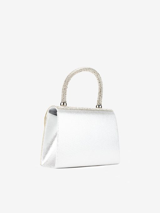 MALA CLUTCH DE FESTA DECORADA EM CRISTAIS COM ALÇA REMOVÍVEL TIRACOLO NO INTERIOR - Image 2