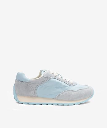 SAPATILHA ACAMURÇADA COMBINADA DE ATACADOR COM SOLA RETRO RUNNING