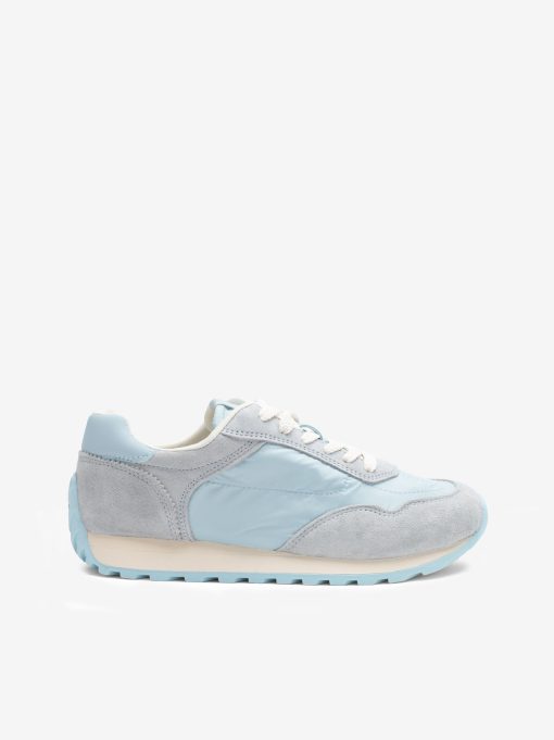 SAPATILHA ACAMURÇADA COMBINADA DE ATACADOR COM SOLA RETRO RUNNING