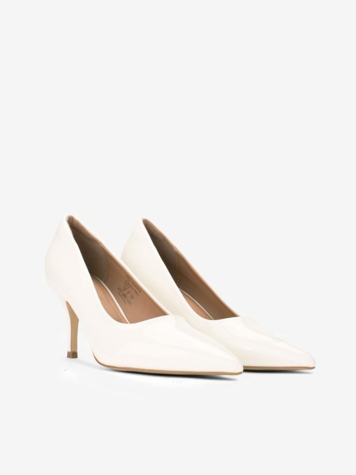 SAPATO PUMP DE SALTO EM VERNIZ COM FORMA PONTIAGUDA - Image 4