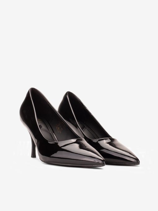 SAPATO PUMP DE SALTO EM VERNIZ COM FORMA PONTIAGUDA - Image 6