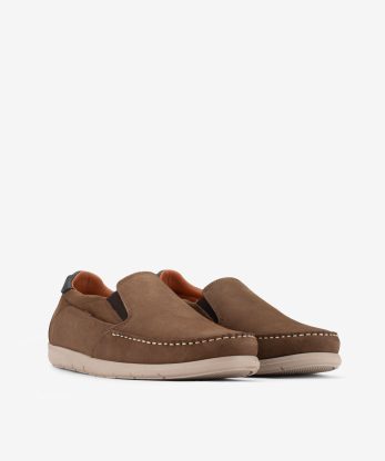 Alternative view of SAPATO VELA SLIP ON EM PELE