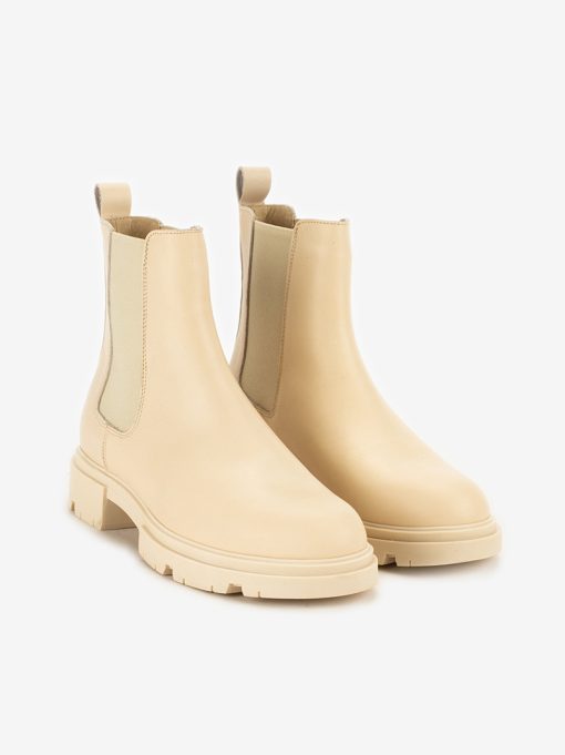BOTA CHELSEA EM PELE COM SOLA CHUNKY - Image 2