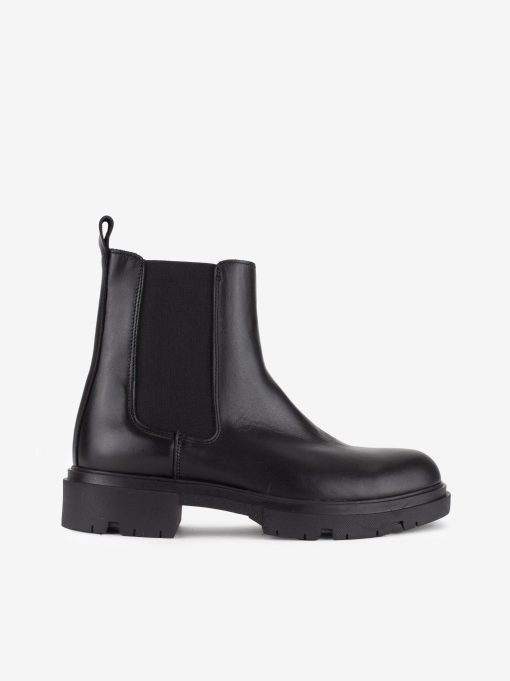 BOTA CHELSEA EM PELE COM SOLA CHUNKY - Image 3