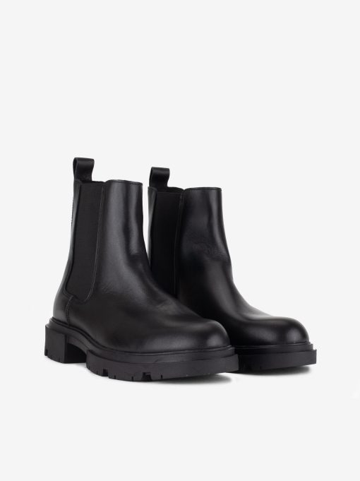 BOTA CHELSEA EM PELE COM SOLA CHUNKY - Image 4