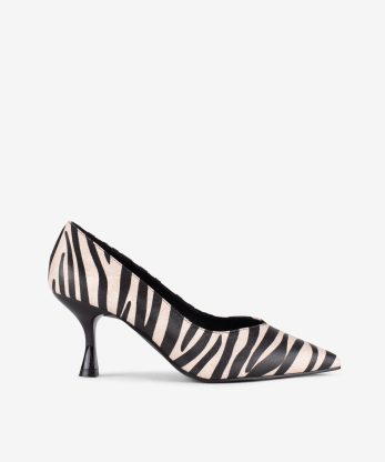 SAPATO PUMP ESTAMPADO DE SALTO