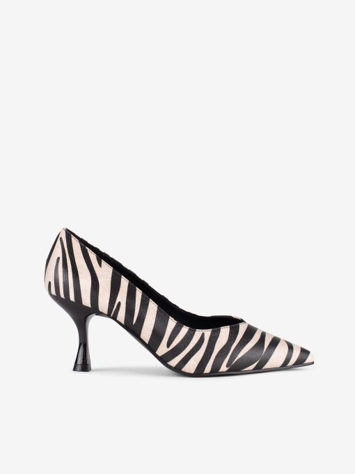 SAPATO PUMP ESTAMPADO DE SALTO