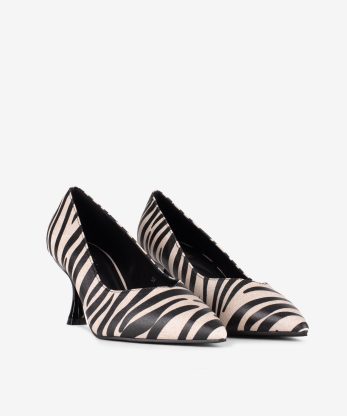Alternative view of SAPATO PUMP ESTAMPADO DE SALTO