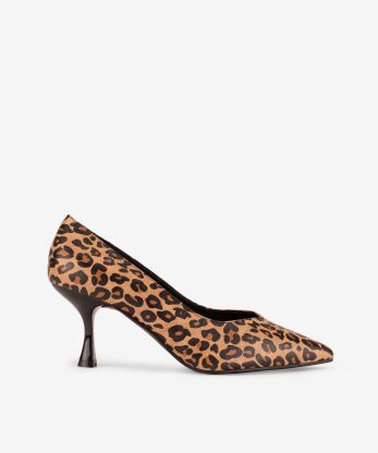 SAPATO PUMP ESTAMPADO DE SALTO