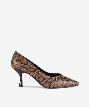 SAPATO PUMP ESTAMPADO DE SALTO