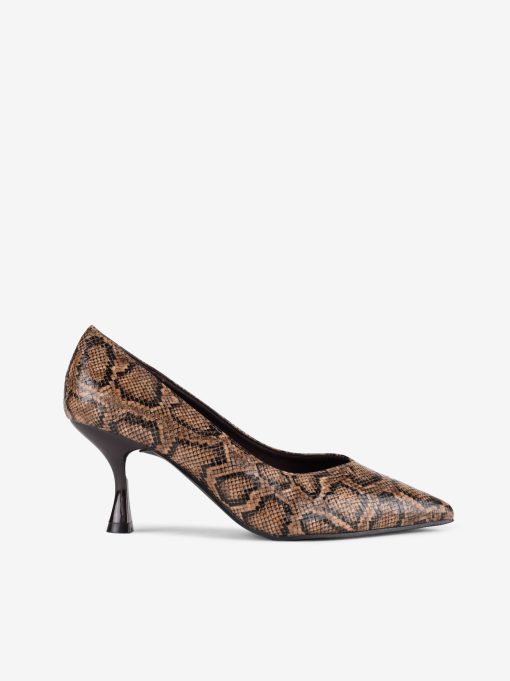 SAPATO PUMP ESTAMPADO DE SALTO
