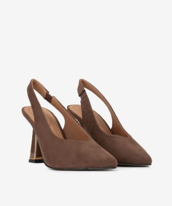 Alternative view of SAPATO PUMP SLING BACK ACAMURÇADO