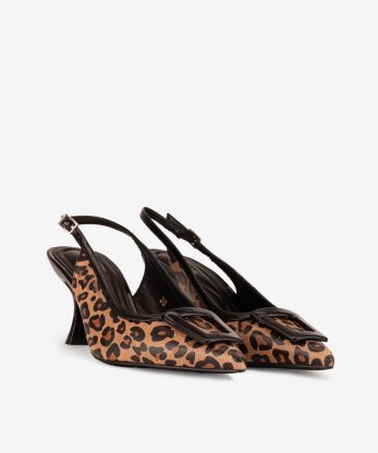 Alternative view of SAPATO PUMP SLING BACK ESTAMPADO