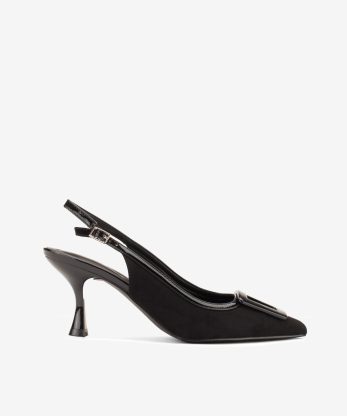 SAPATO PUMP SLING BACK ACAMURÇADO