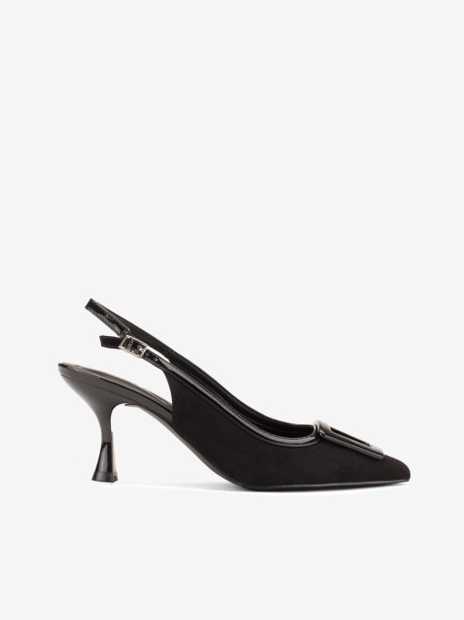 SAPATO PUMP SLING BACK ACAMURÇADO