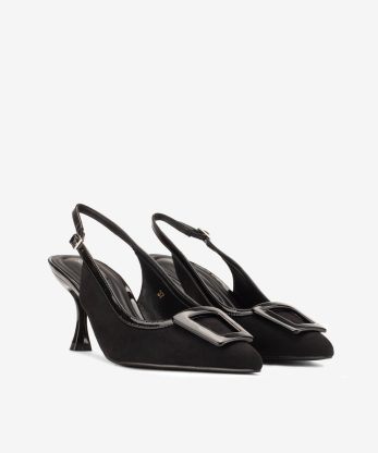 Alternative view of SAPATO PUMP SLING BACK ACAMURÇADO