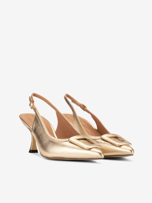 SAPATO PUMP SLING BACK METALIZADO - Image 2