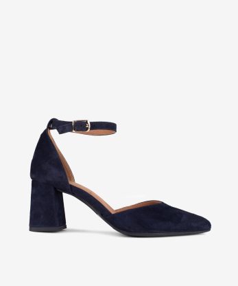 SAPATO PUMP EM PELE CAMURÇA