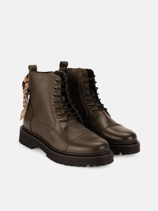 BOTA EM PELE ESTILO MILITAR - Image 2