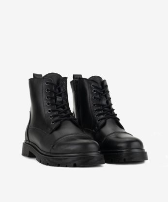 Alternative view of BOTA EM PELE ESTILO MILITAR