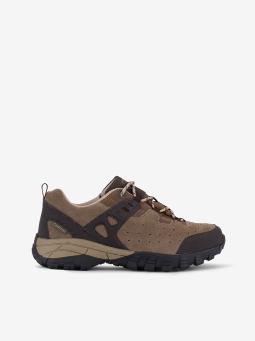 SAPATO HILL CASUAL EM CROUTE CAMURÇA COMBINADO DE ATACADOR COM SOLA TREK