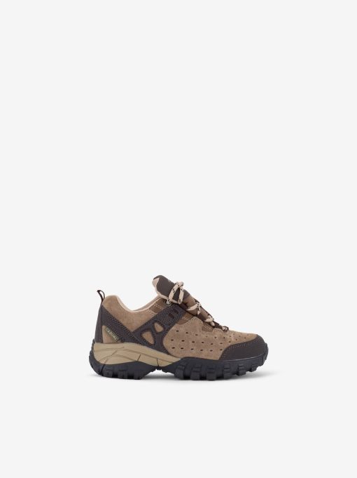 SAPATO HILL CASUAL EM CROUTE CAMURÇA COMBINADO DE ATACADOR COM SOLA TREK