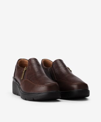 Alternative view of SAPATO SLIP ON SIDEFLEX COMBINADO DE FECHO COM SOLA DE CUNHA CONFORTO