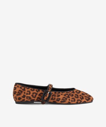 SABRINA MARY JANE COM FIVELA ESTAMPADA LEOPARDO