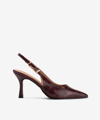 SAPATO PUMP SLING BACK DE FIVELA